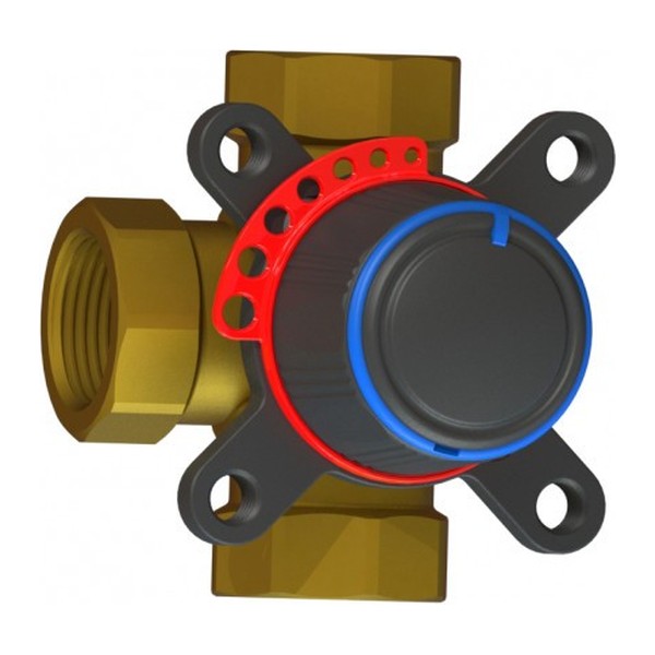 Клапан поворотный 3-ходовой RGP RMV03100-012-1.6 (DN15, Kvs1.6, PN10, ВР1/2)