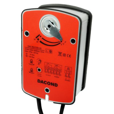 Электропривод DACOND DAC-BLF230-15 (15 Н·м, 230 В, для ОЗК, с пружиной)