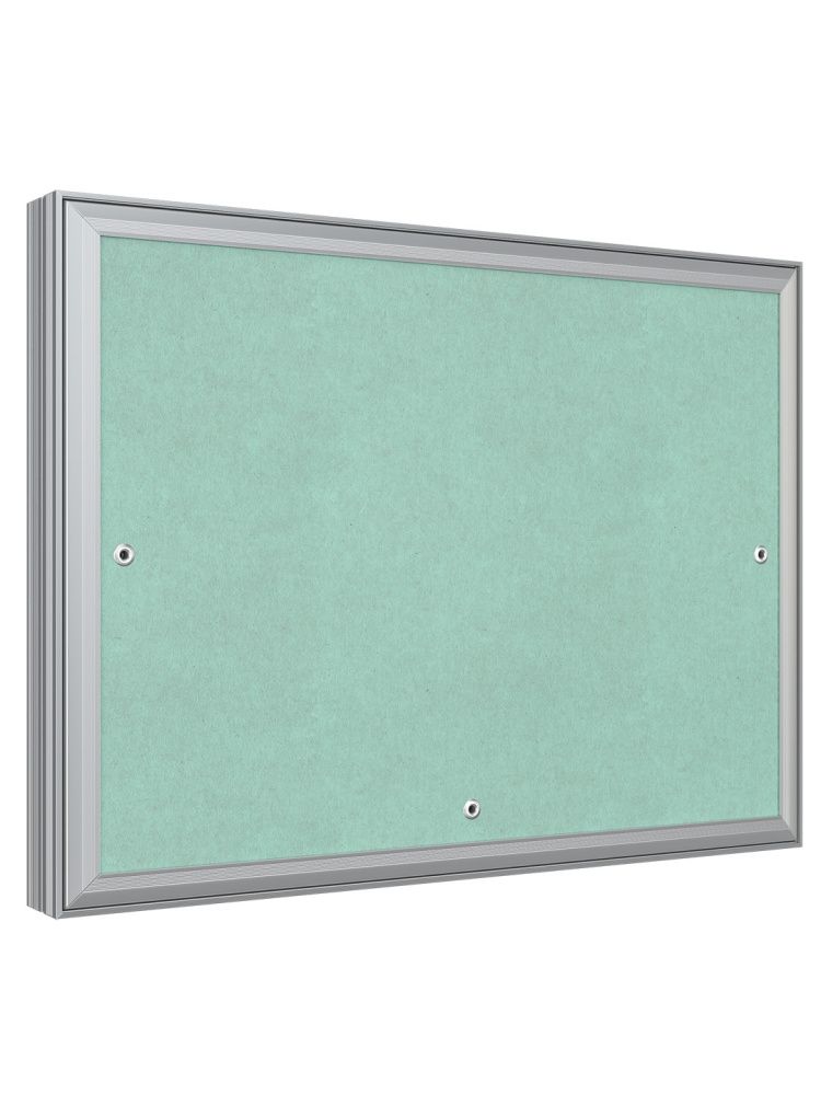 Люк ревизионный D Ceramo Base 400х300 скрытый монтаж съемный алюминий EVECS