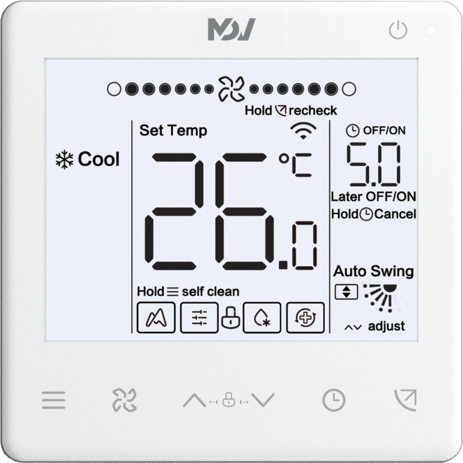 Канальный двухтрубный фанкойл MDV MDVFN-200D3VE