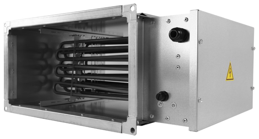 Электрический нагреватель для прямоугольных каналов ZILON ZES 600x350-30