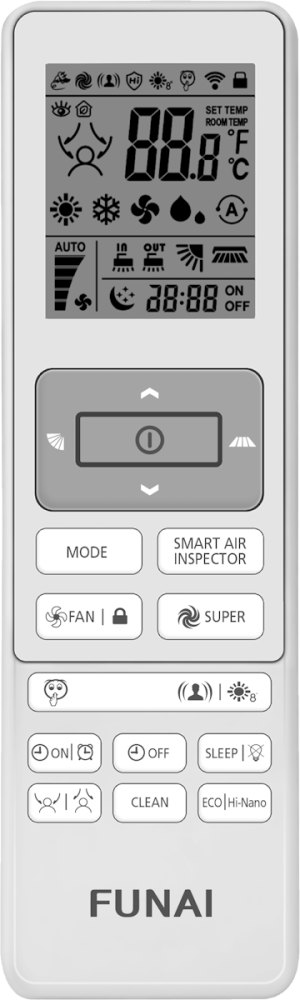 Инверторная сплит-система FUNAI EMPEROR SMART EYE FULL DC Inverter RACI-EM25HP.D04