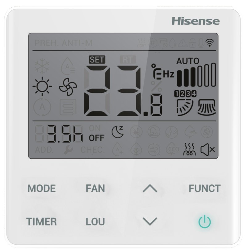 Инверторная сплит-система канального типа Hisense HEAVY DC Inverter AUD-36UX4SHL4/AUW-36U4S1A